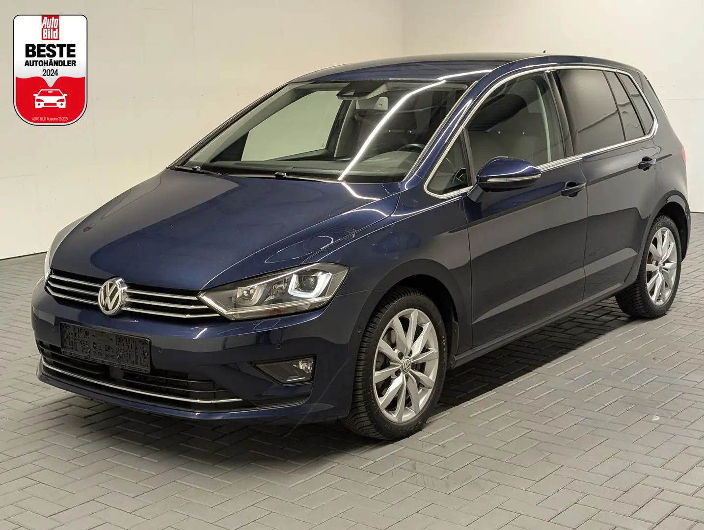 Volkswagen Golf Sportsvan Highline Bi-Xenon/Navi/AHK/SHZ/Ka Blau - 1