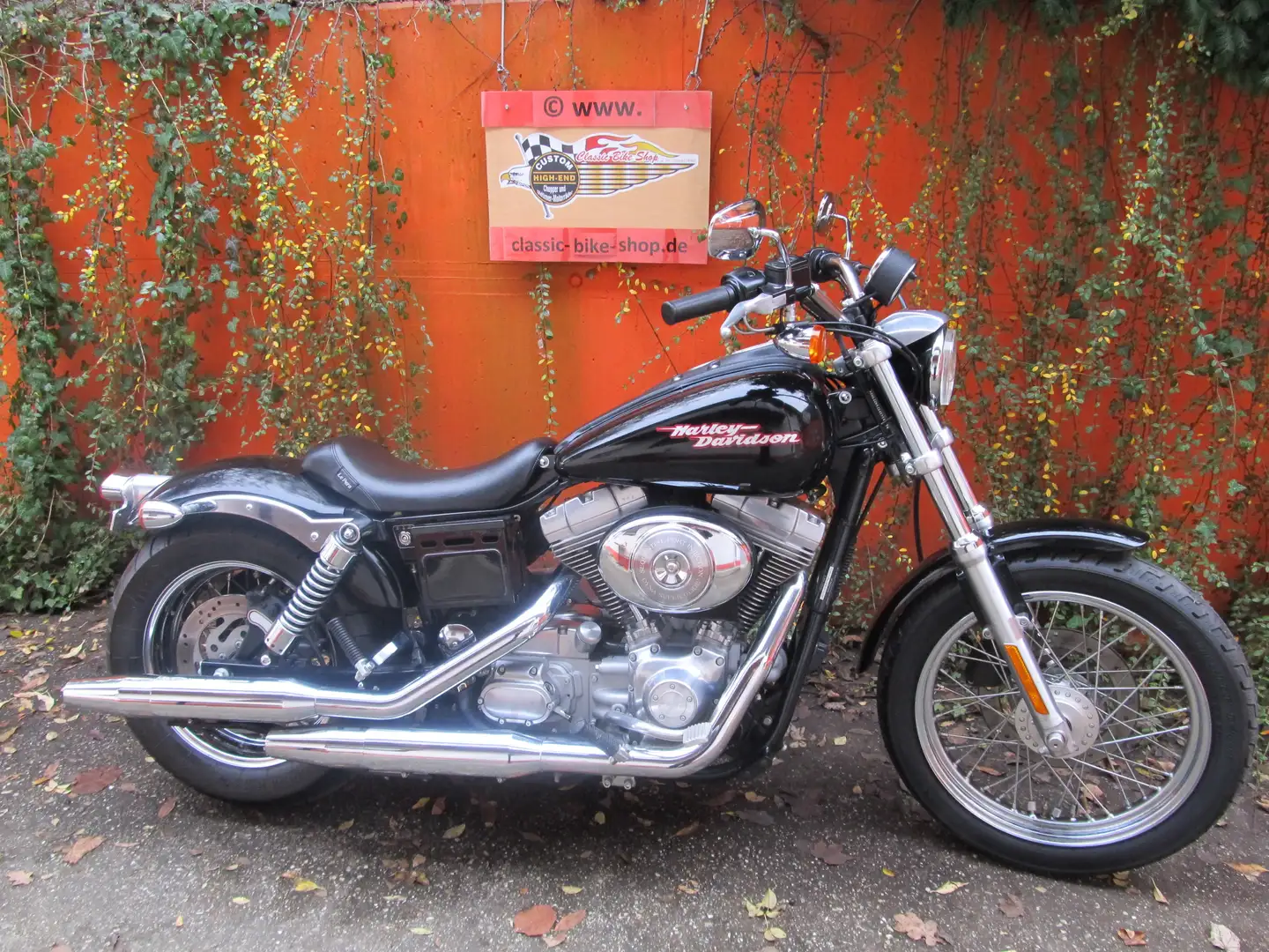 Harley-Davidson Dyna Glide Dyna 5 HD Breitreifenumbau Deutsches Modell Negro - 1