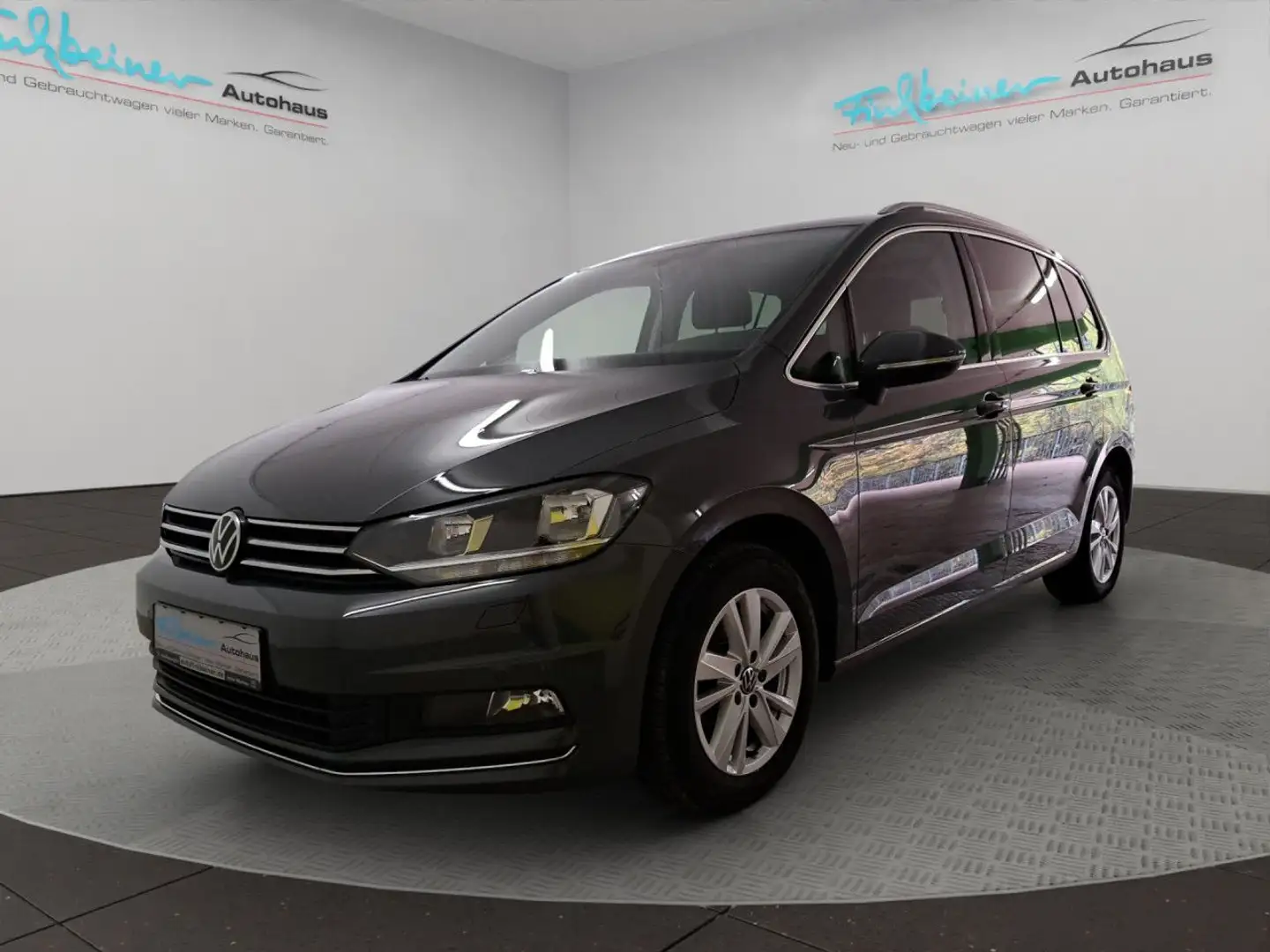 Volkswagen Touran Highline 1.5l TSI DSG Bluetooth Klima Gris - 2