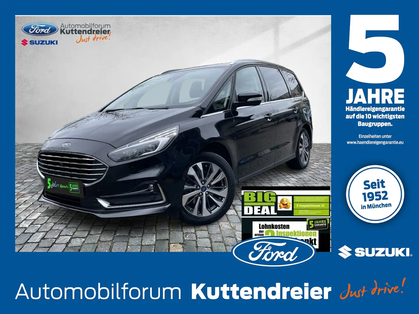 Ford Galaxy Titanium 7-Sitze Navi 2xKamera Voll-LED Noir - 1