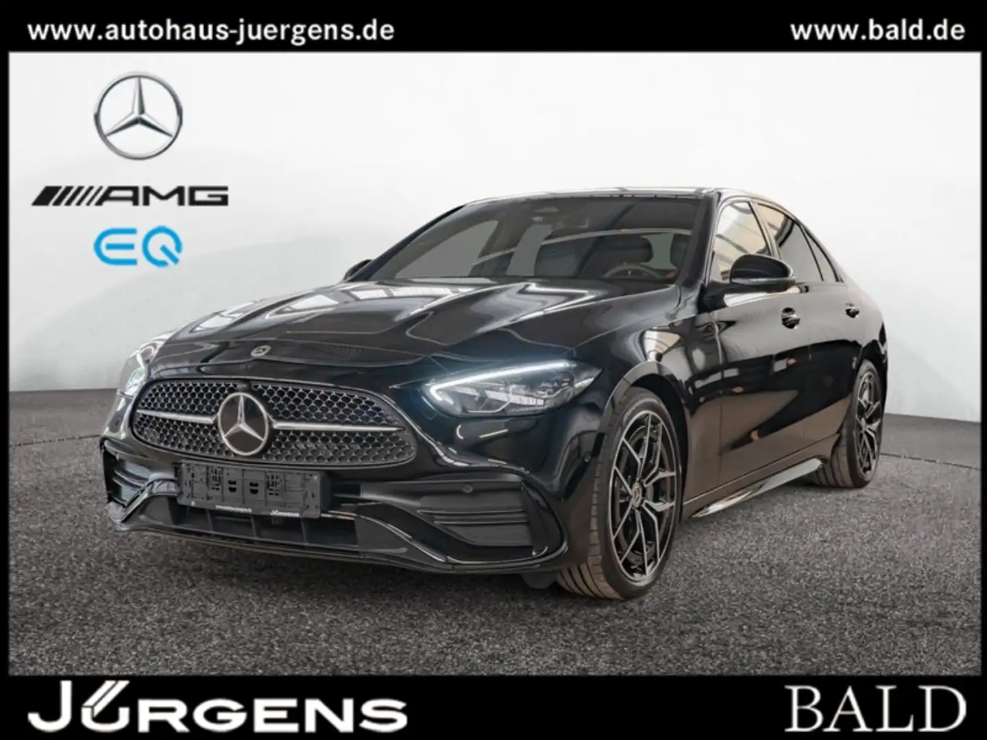 Mercedes-Benz C 180 AMG-Sport/LED/360/Pano/Night/Distr/19' Schwarz - 1