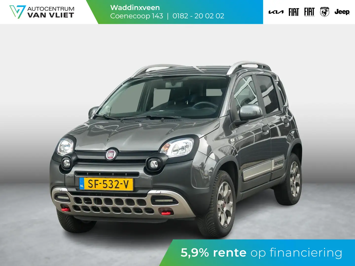 Fiat Panda TwinAir Turbo 4x4 Cross | Clima | Winter Pack | Da Gris - 1
