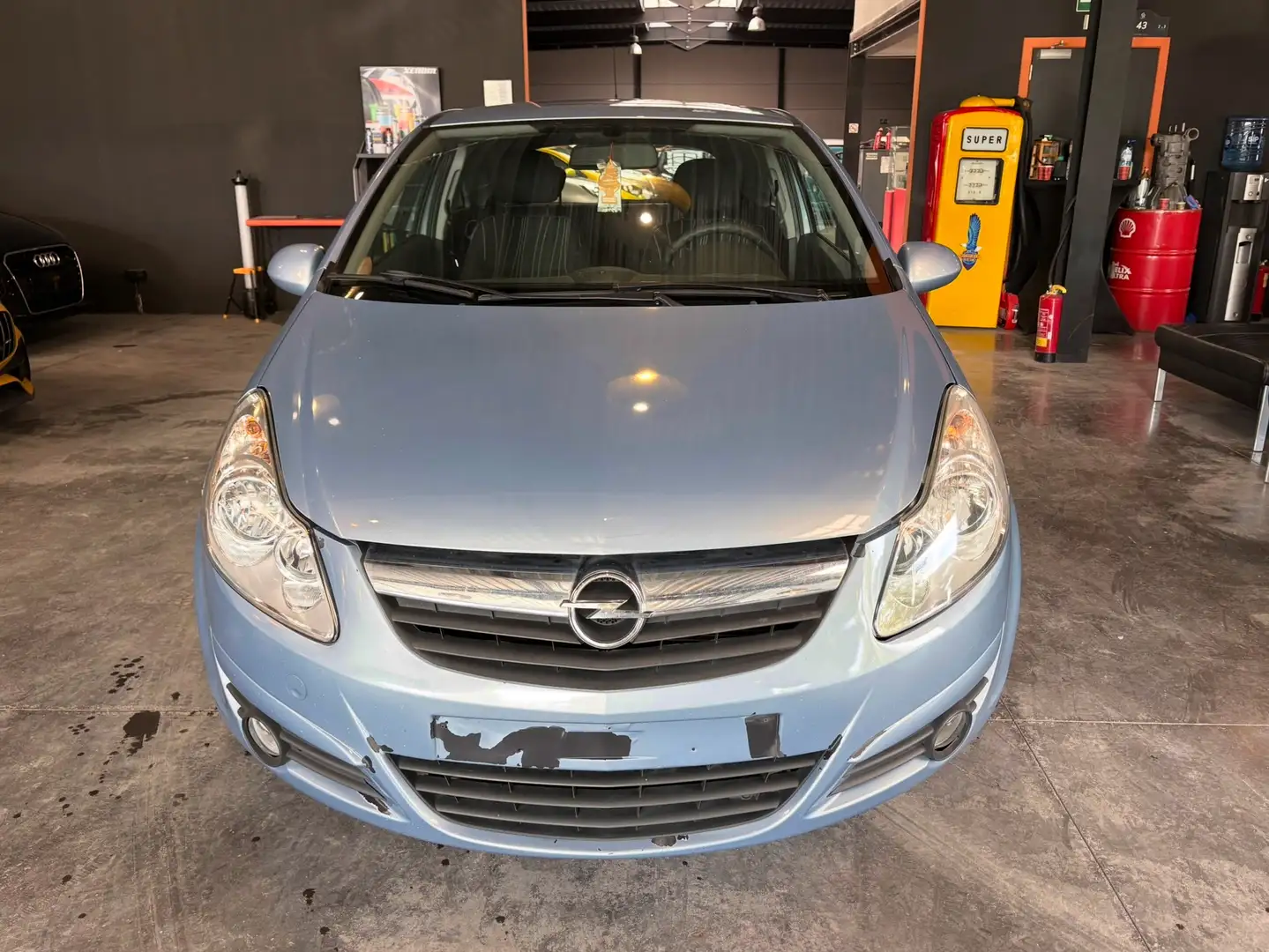 Opel Corsa Corsa 1.2i Enjoy/ AIRCO/AUX MOTEUR à CHAINE Bleu - 2