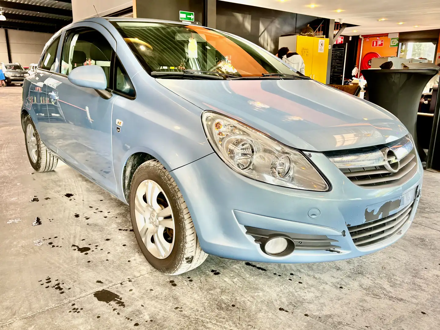 Opel Corsa Corsa 1.2i Enjoy/ AIRCO/AUX MOTEUR à CHAINE Bleu - 1