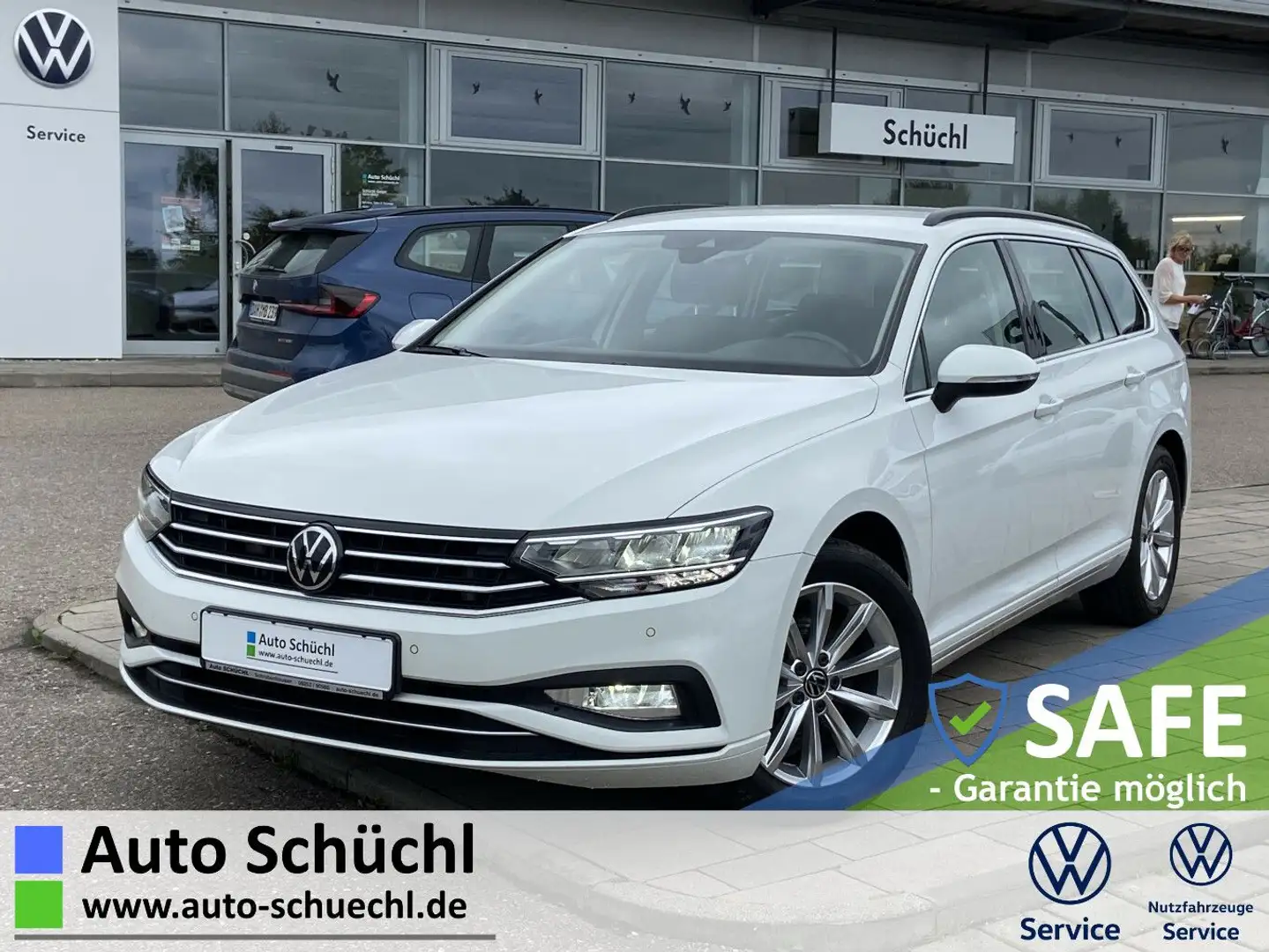 Volkswagen Passat Variant 2.0 TDI Business 17"+NAVI+LED+KAM Weiß - 1
