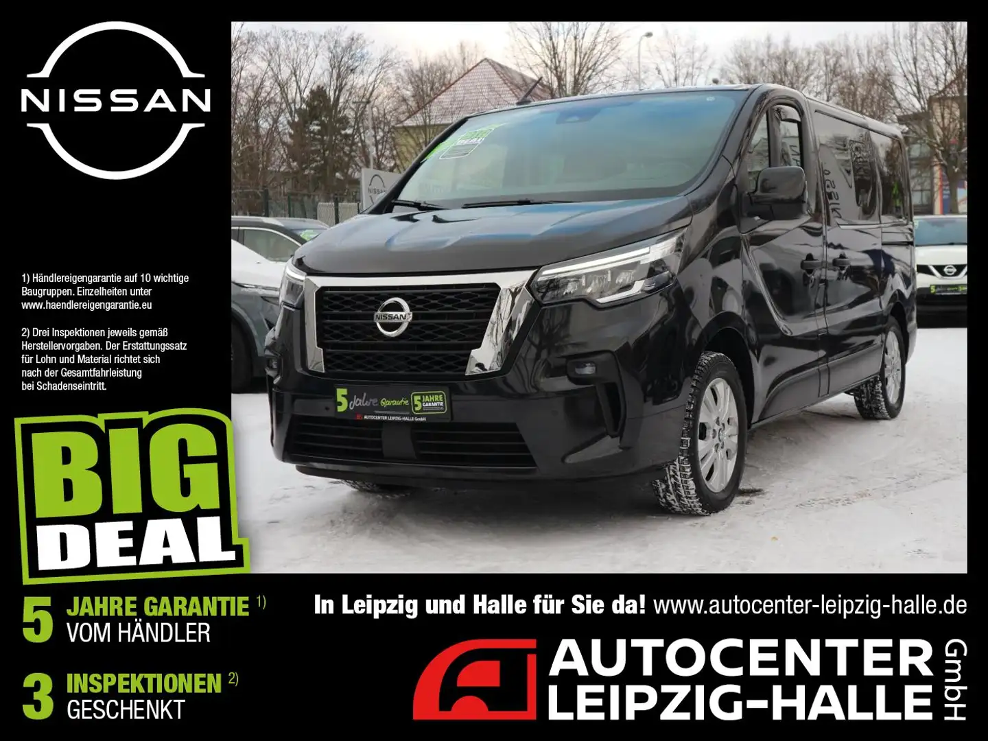 Nissan NV300 Kombi dCi 170 L1H1 2.8t TEKNA Navi LED Kam Schwarz - 1
