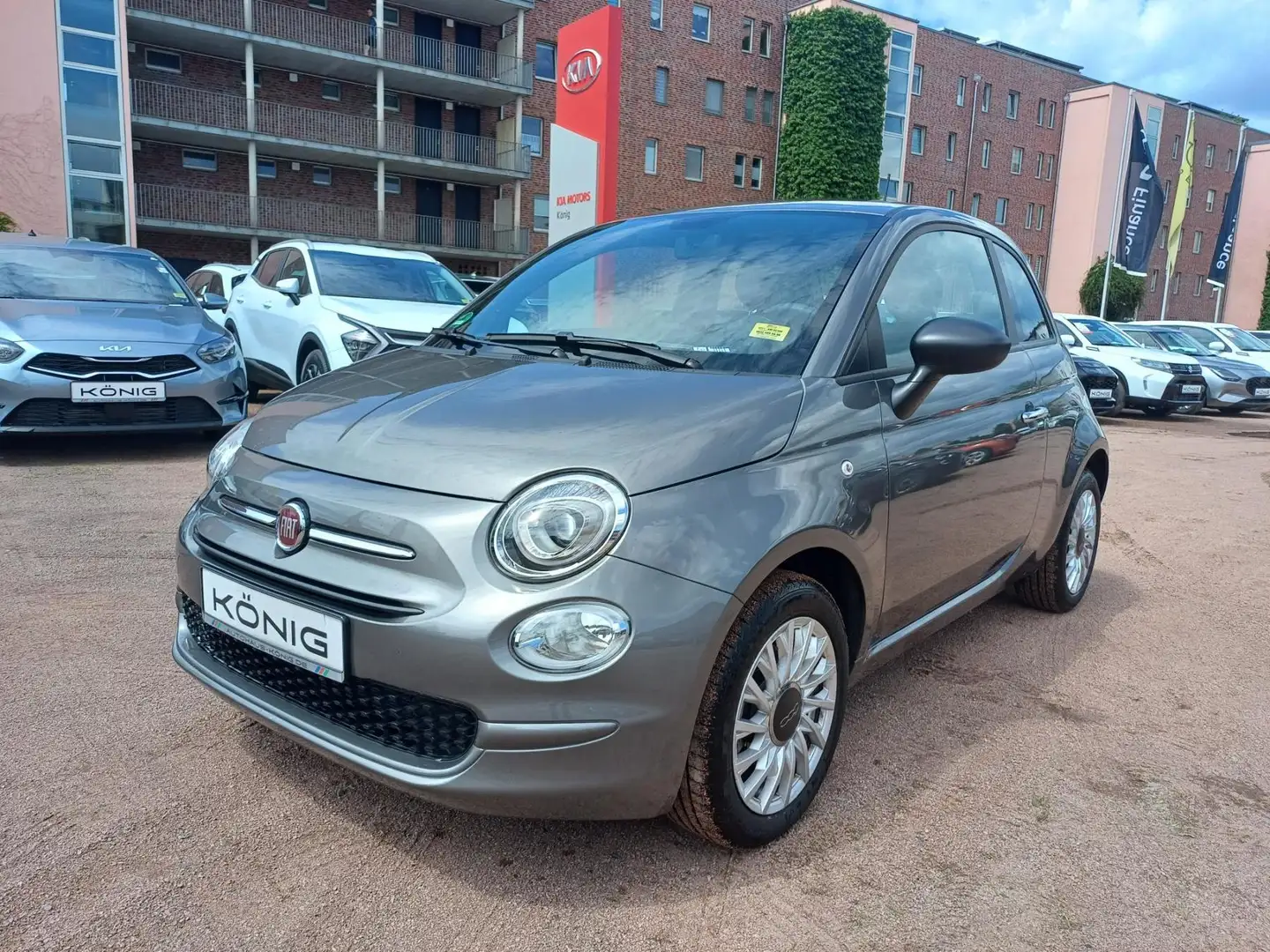 Fiat 500 1,0 Mild Hybrid Lounge Gris - 1