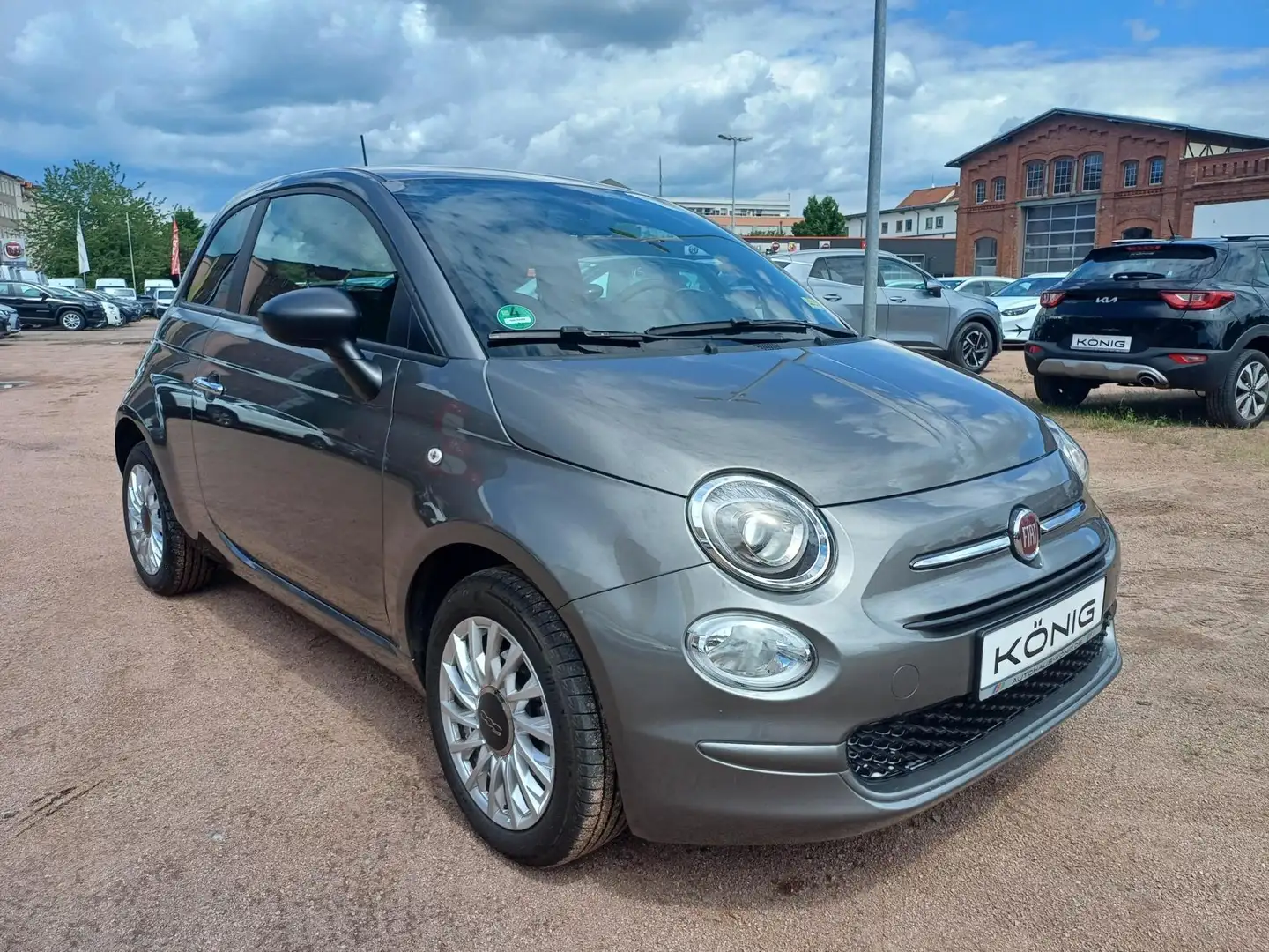Fiat 500 1,0 Mild Hybrid Lounge Gris - 2