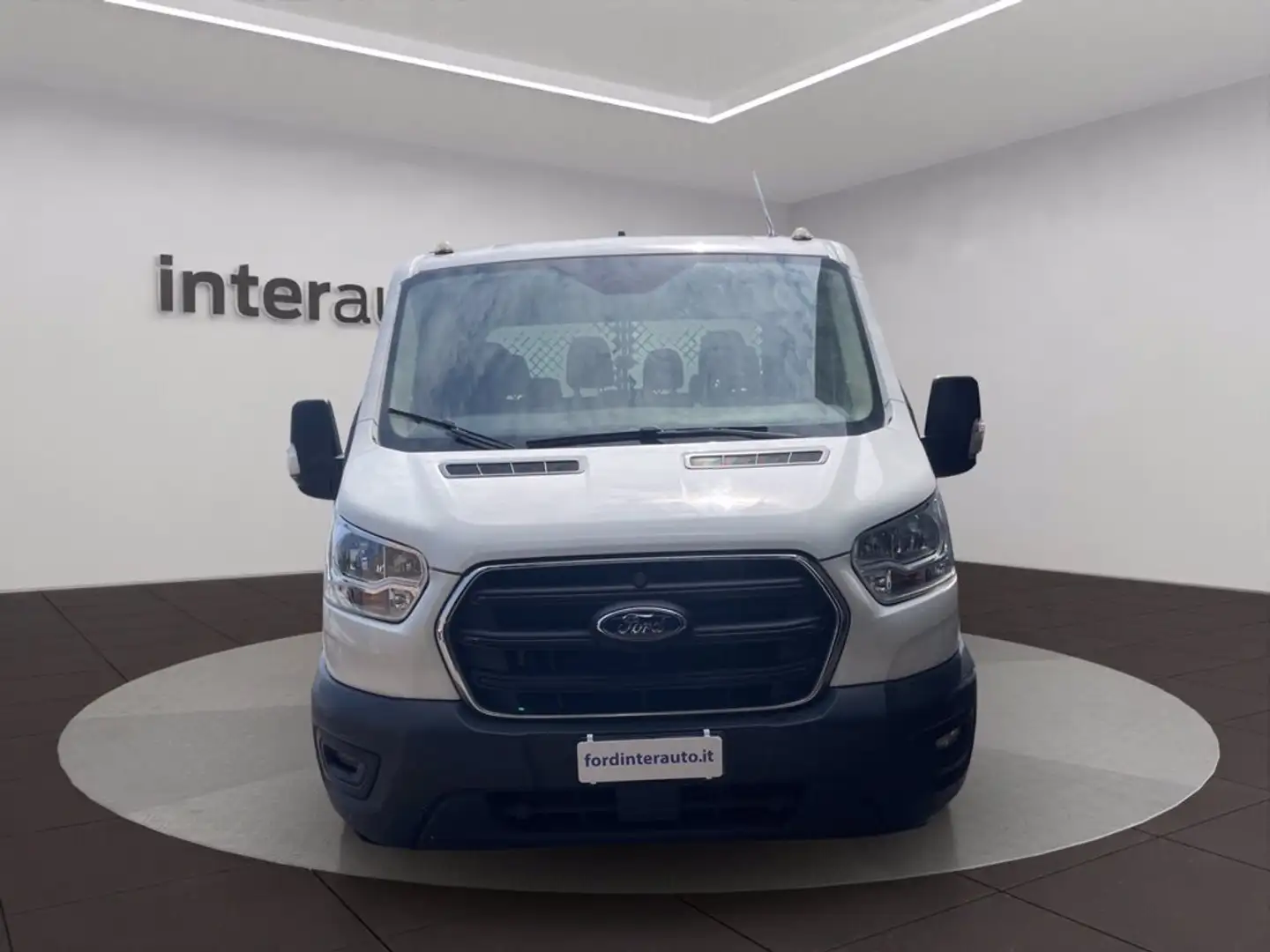 Ford Transit 350 tr.post. 2.0 tdci 130cv d.cab. trend L3 r.sing Blanc - 2