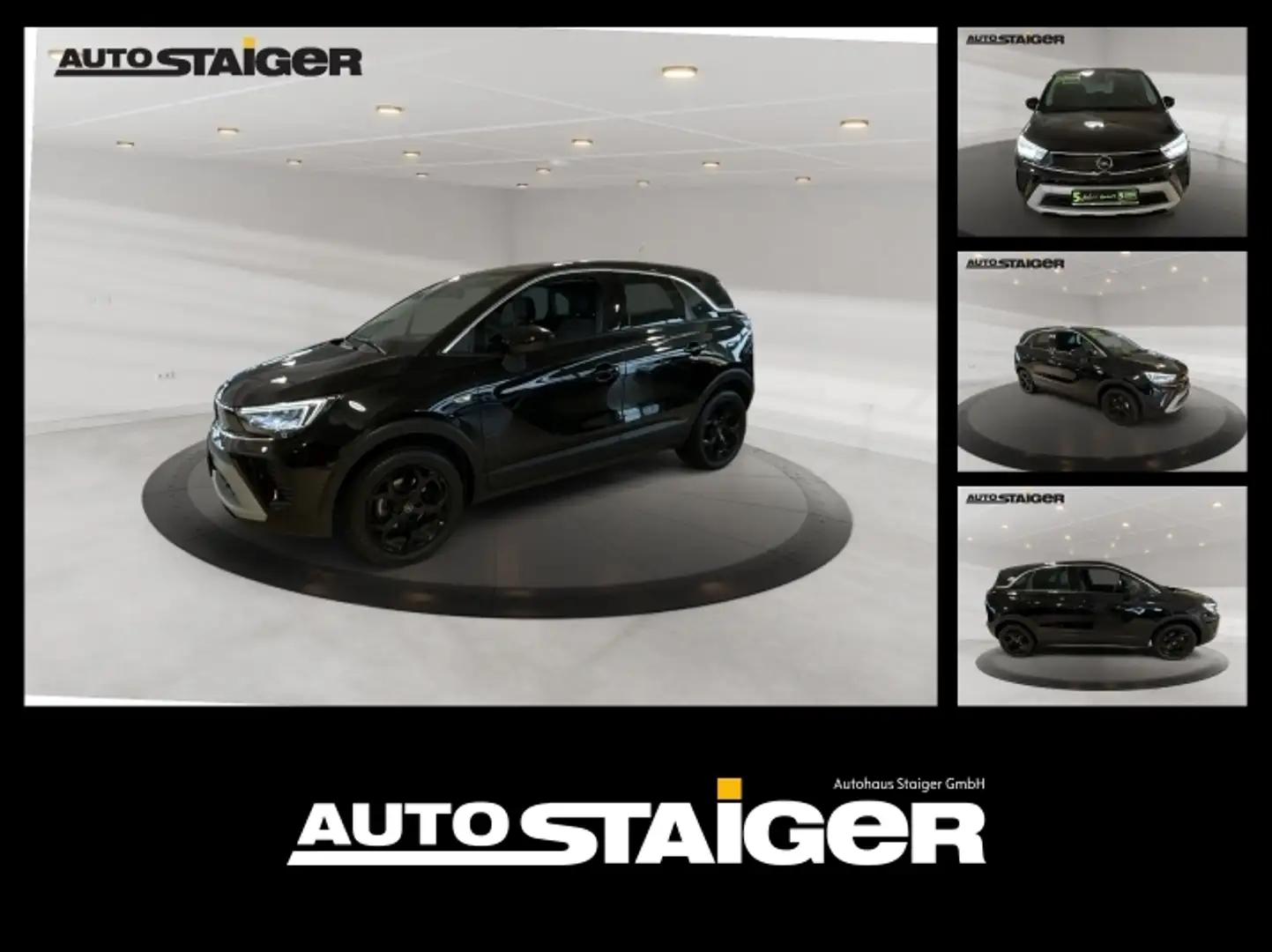 Opel Crossland 1.2 Turbo Elegance LED+Navi+SHZ+Kamera Zwart - 1