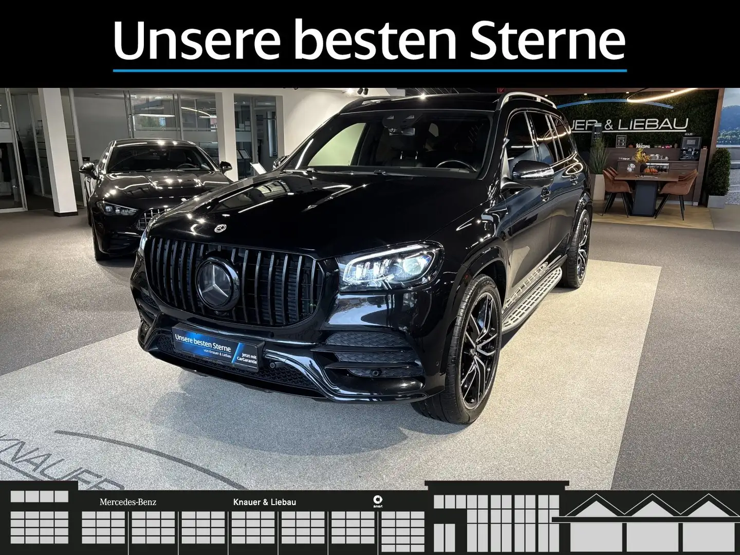 Mercedes-Benz GLS 400 GLS 400d 4M AMG Ext.*Exclusive Int.*HUD*Pano*AHK Schwarz - 2