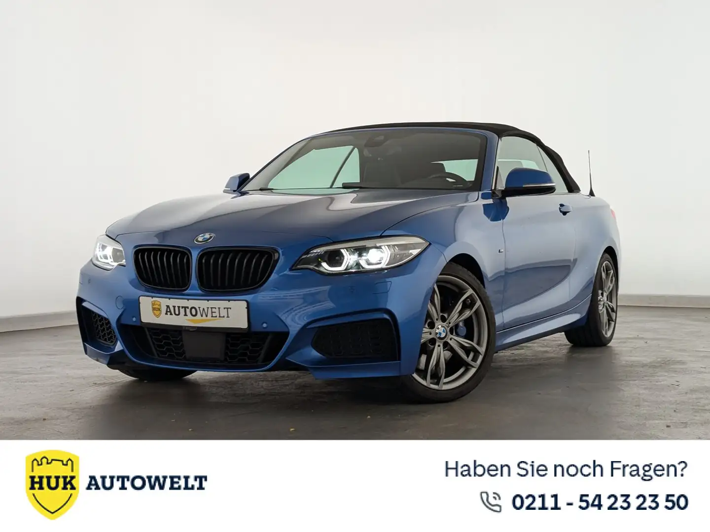 BMW 240 M240 i LEDER+LED+NAVI+SHZ+RFK+ Blau - 1