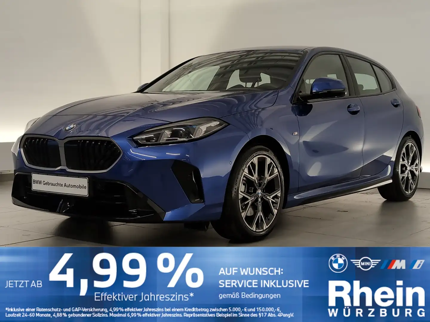 BMW 120 M Sport Navi/LED/DriveAss/RFK/RDC/MFL/DAB/PA Navi/ Blau - 1