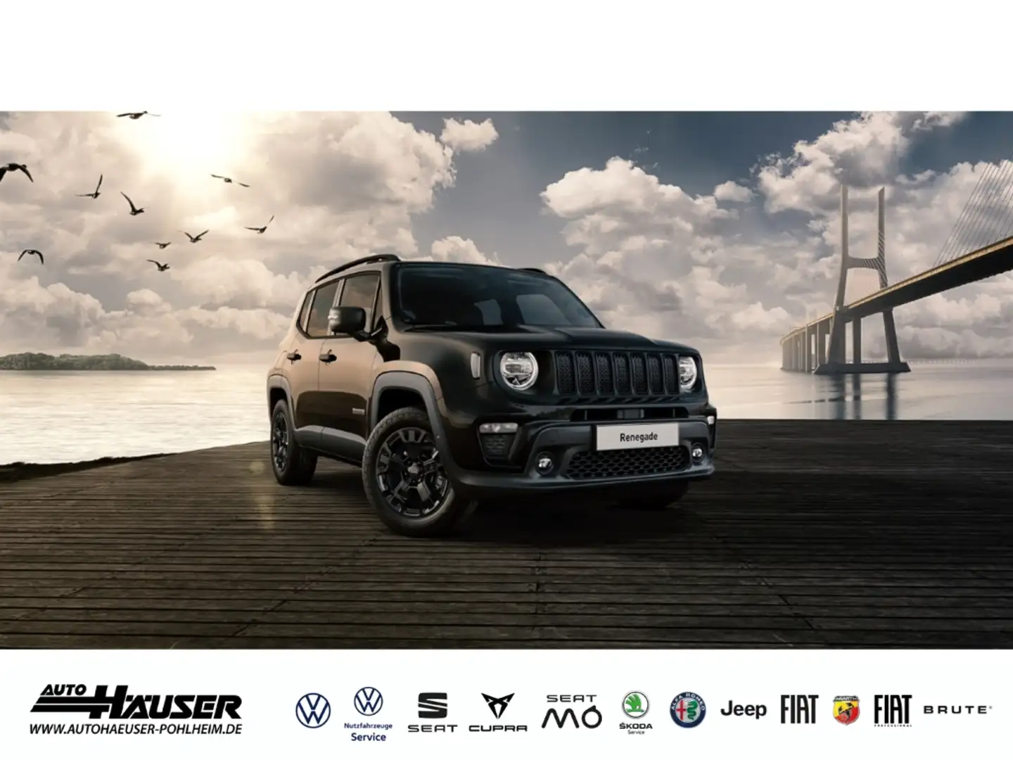 Jeep Renegade e-Hybrid MY25 North Star 1.5 DCT MHEV PANO NAVI TE Schwarz - 1