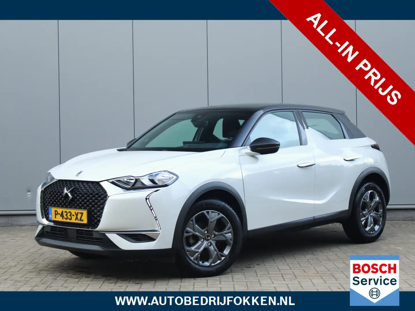 DS Automobiles DS 3 Crossback 1.2 PureTech 100pk Montmartre | Navigatie | Parkee Blanc - 1