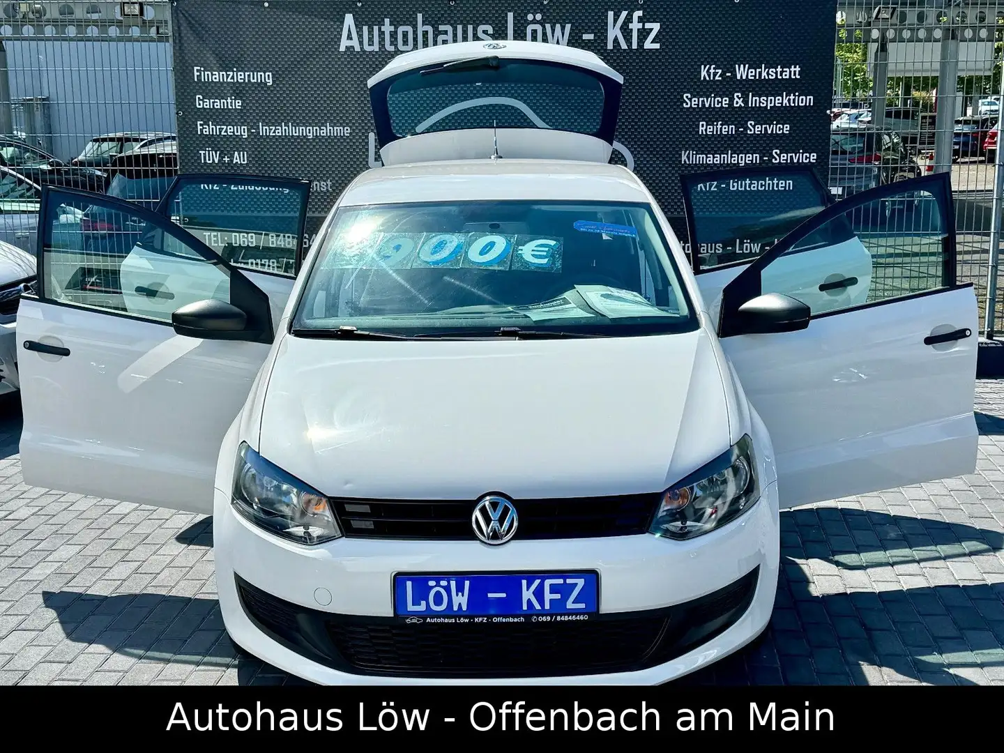 Volkswagen Polo 1.2 TÜV NEU SCHECKHEFT ALLWETTERREIFEN Weiß - 1