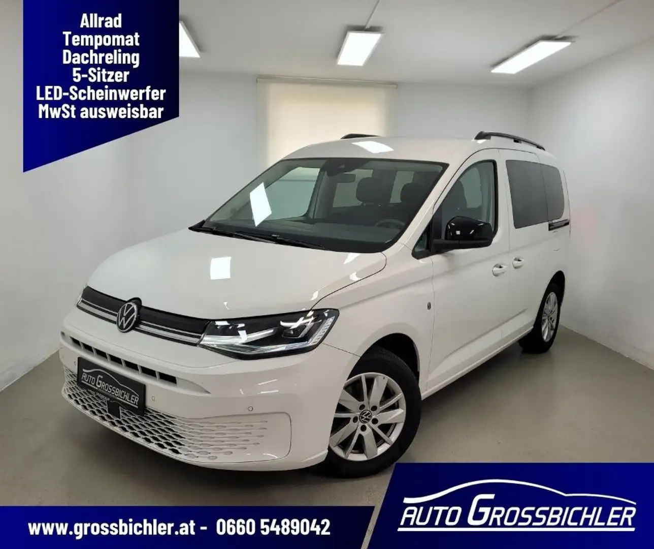 Volkswagen Caddy 2.0 TDI Life 4Motion (EURO 6d) Licht u. Sichtpa... Weiß - 1