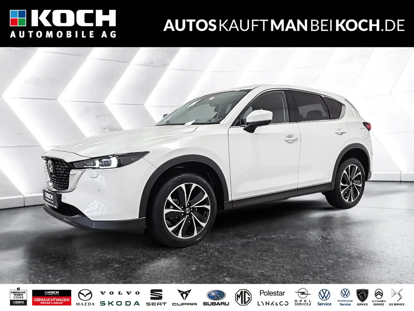 Mazda CX-5 194ps EXCLUSIVE-LINE MatrixLED Bose Blanc - 1