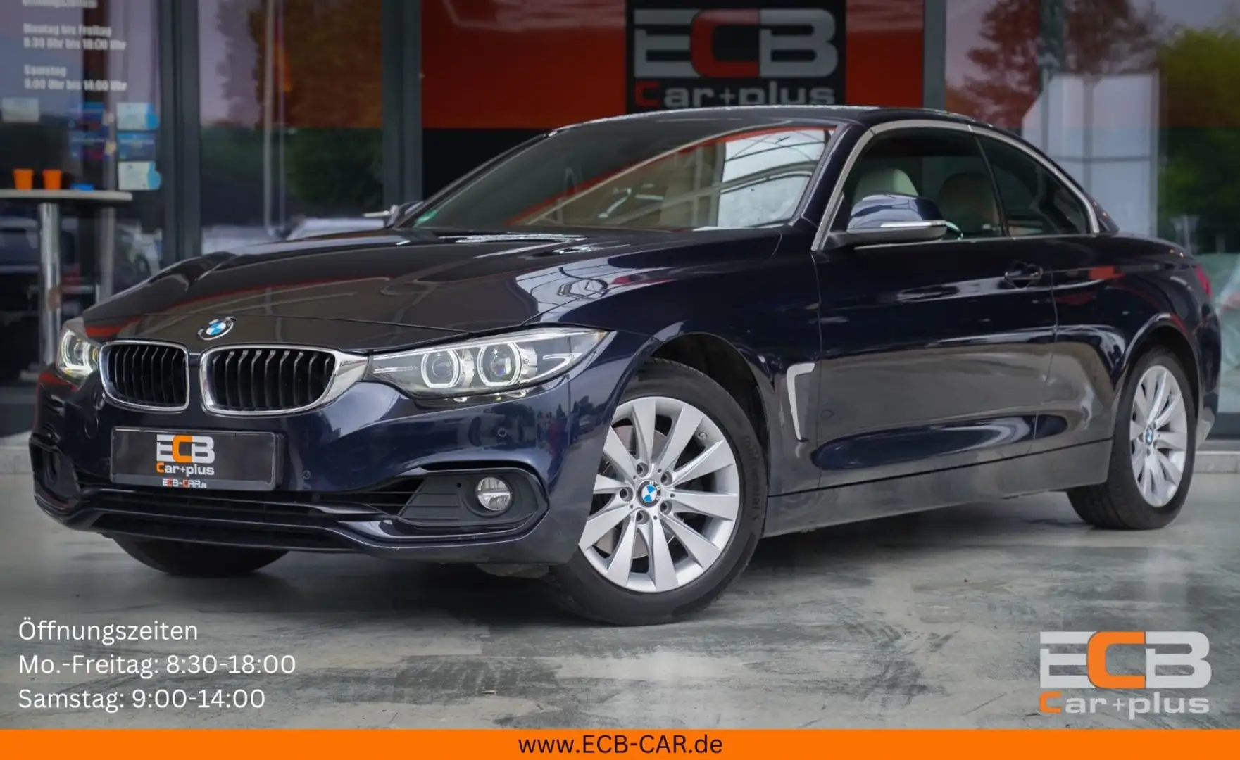 BMW 430 i Cabrio xDrive Sport Line*1.Hand/AHK/Temp.* Blau - 1
