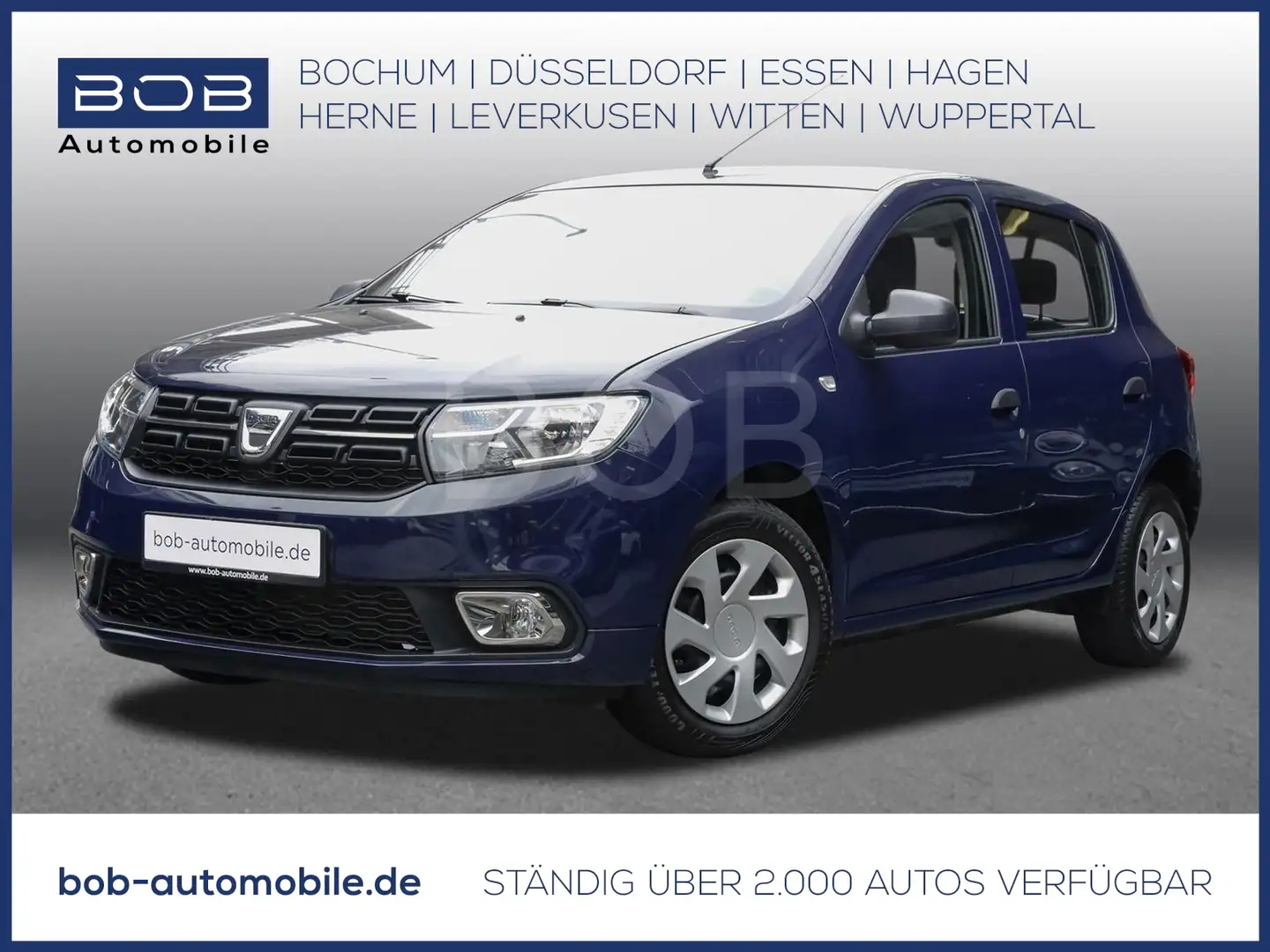 Dacia Sandero Ambiance SCe 75 Reserverad+BT+Allwetter Blu/Azzurro - 1