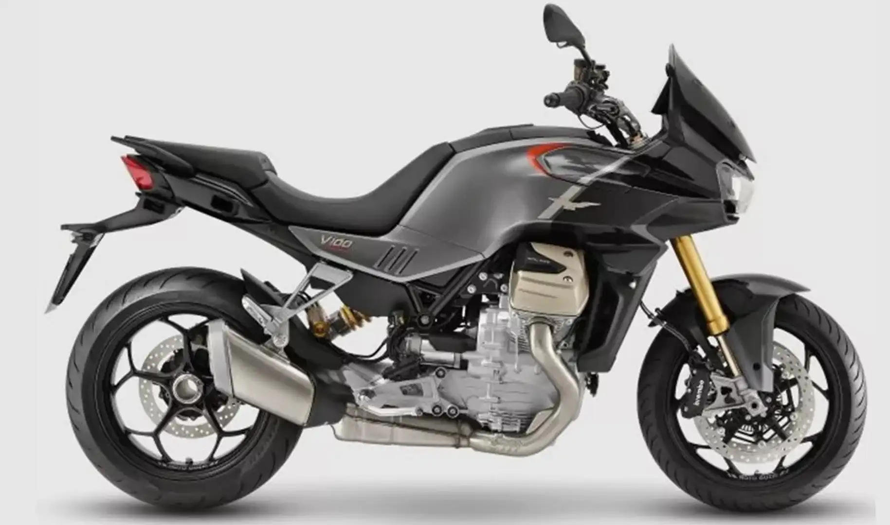 Moto Guzzi V 100 Rood - 2