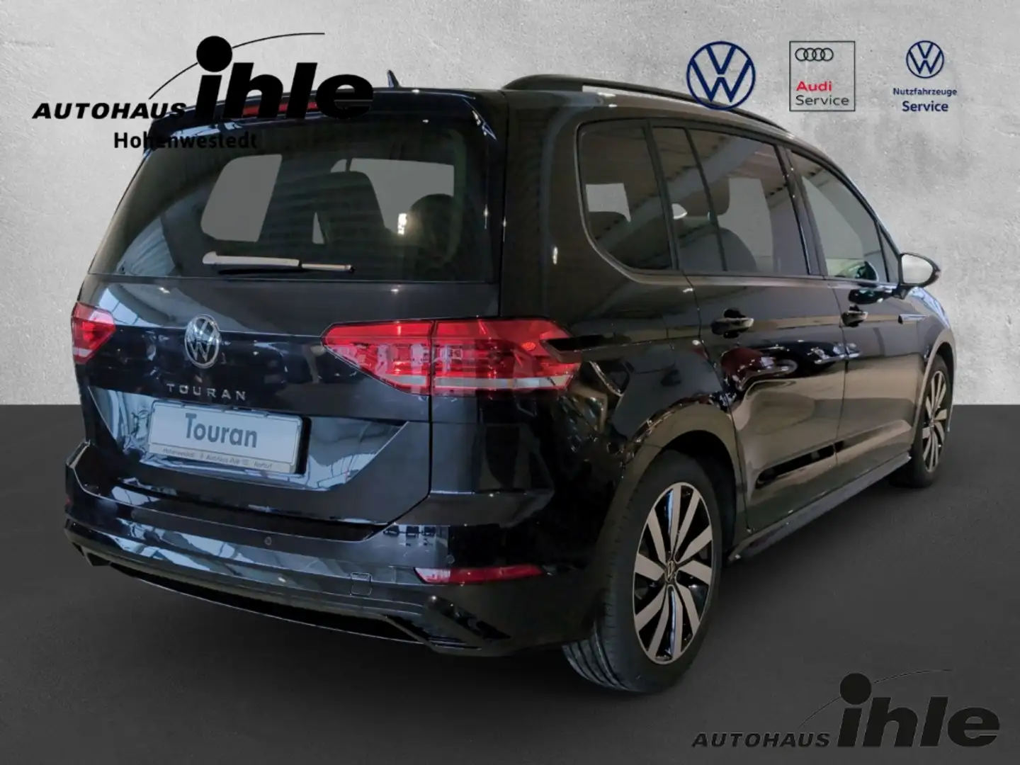 Volkswagen Touran 1,5 TSI DSG Highline R-Line 7-Sitzer Black Style Schwarz - 2