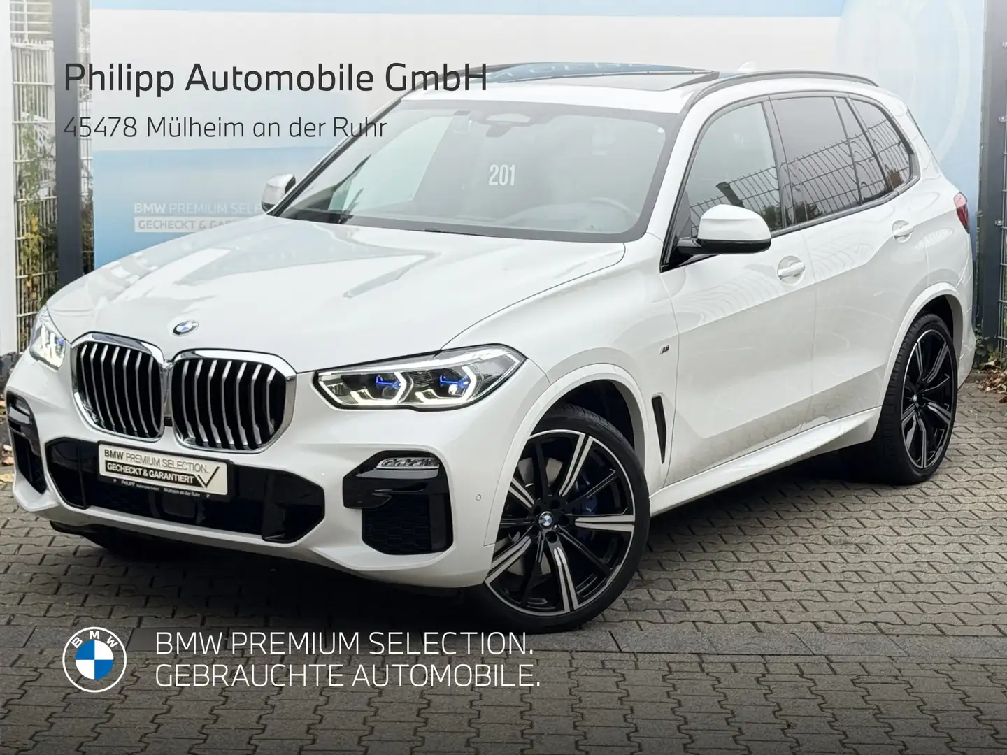 BMW X5 xDrive30d M Sport 2-Achs-Luft StHzg LASER AHK PANO Bianco - 1