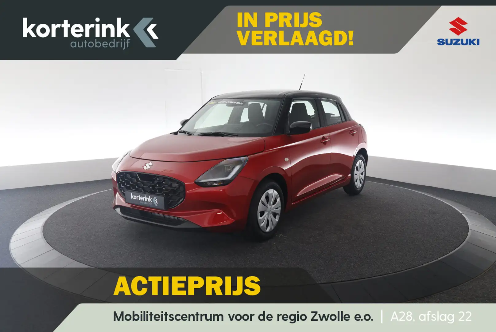 Suzuki Swift 1.2 Comfort Smart Hybrid | € 2.300,- korting Rood - 1