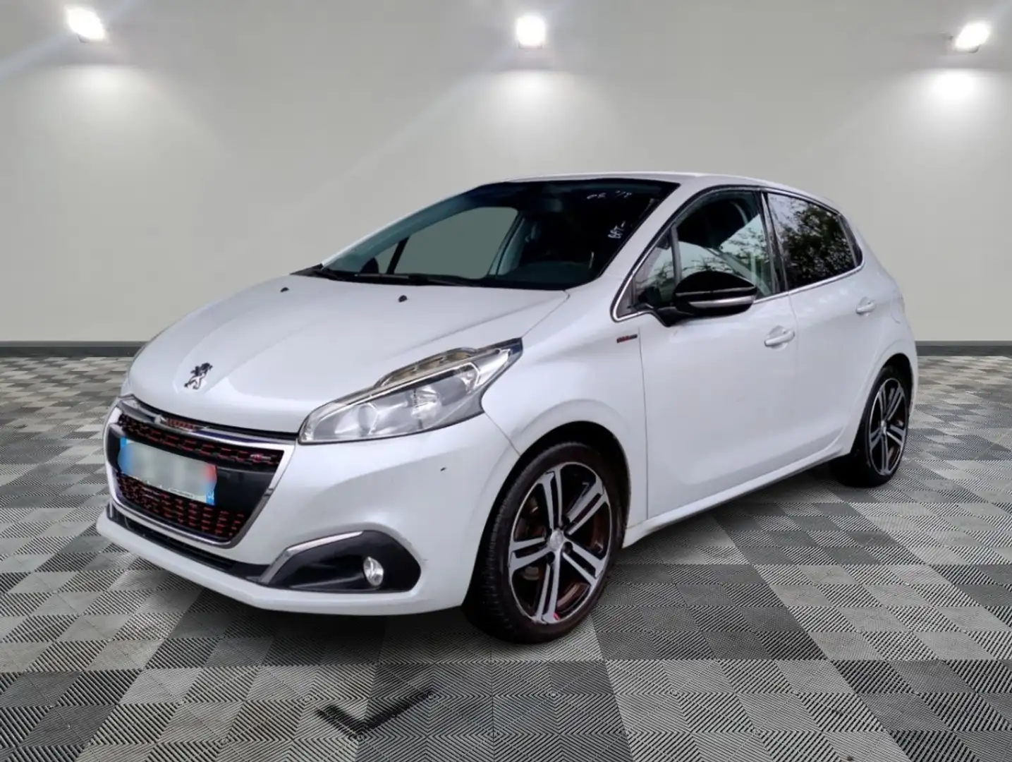 Peugeot 208 208 1.6 BlueHDi 100ch BVM5 GT Line Blanc - 1
