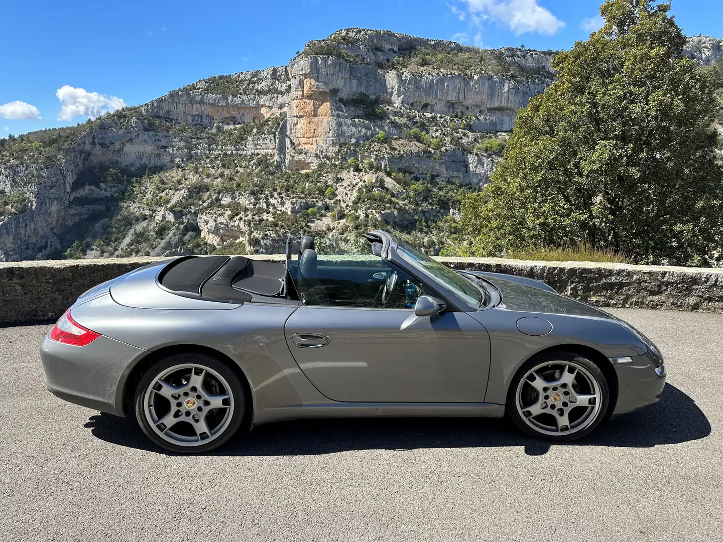 Porsche 997 911 Carrera Cabriolet Manuelle Gris - 1