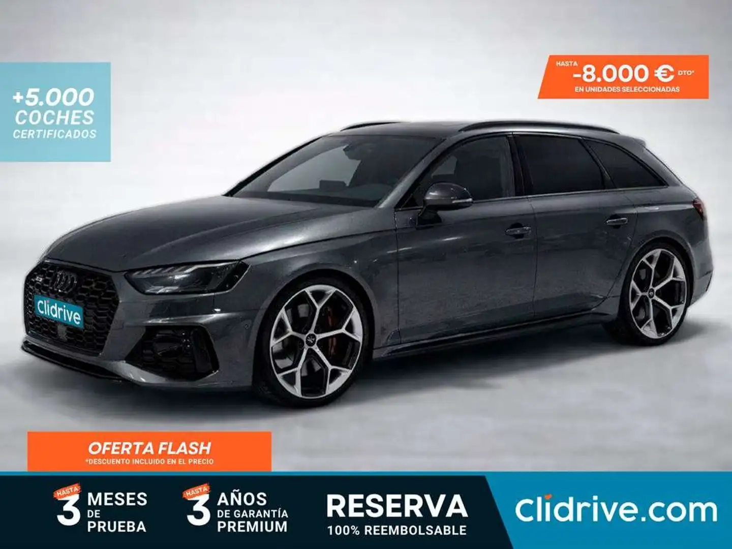 Audi A4 RS4 Avant Competit Plus TFS 331 kW tiptr Gris - 1