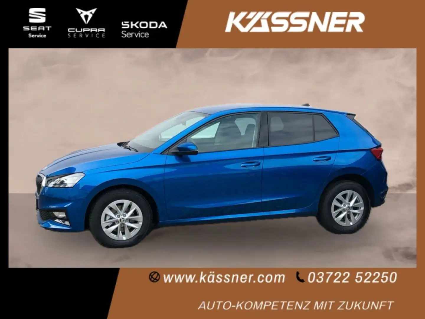 Skoda Fabia 1.0 TSI Ambition *PDC *Smart Link*SHZ Blau - 1