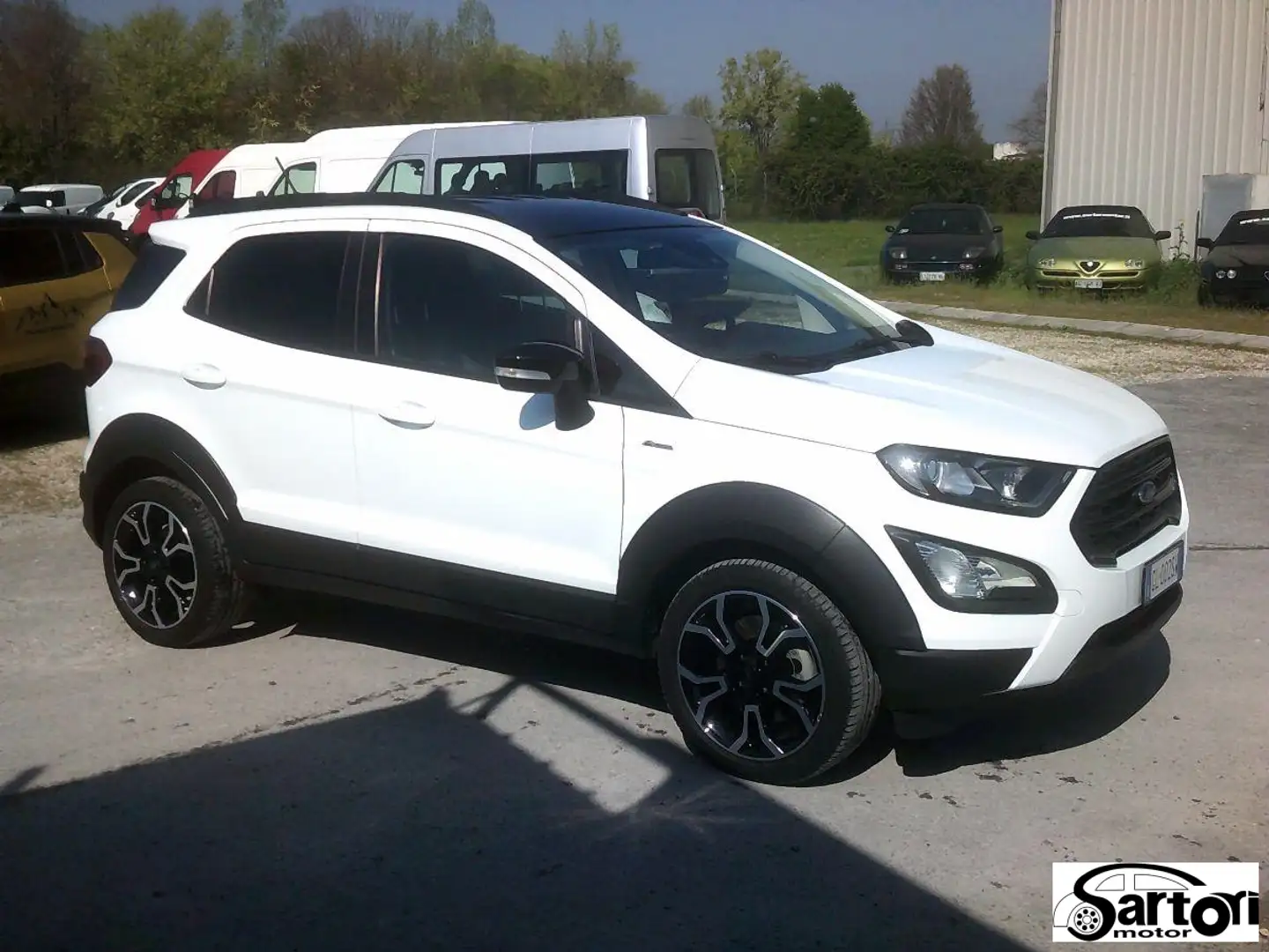 Ford EcoSport UNIPROPRIETARIO ACTIVE INTERNO IN PELLE! Bianco - 2