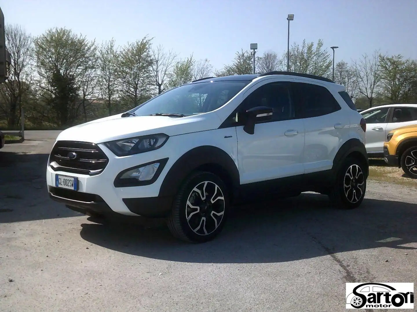 Ford EcoSport UNIPROPRIETARIO ACTIVE INTERNO IN PELLE! Bianco - 1