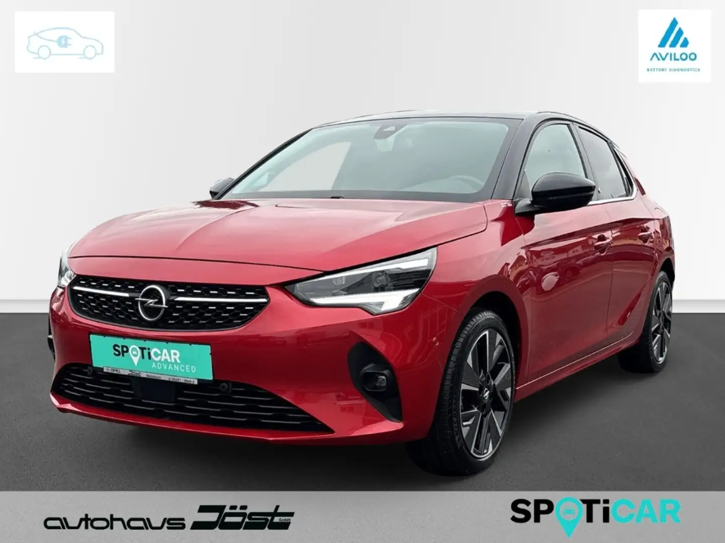 Opel Corsa-e F First Edition NAVI LED RFK PDC uvm. Rojo - 1