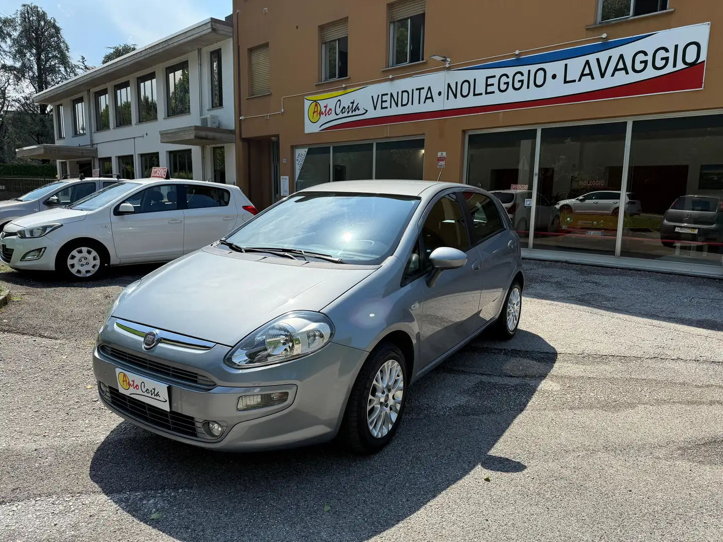 Fiat Punto Evo 5p 1.4 Dynamic Unico proprietario Argento - 1