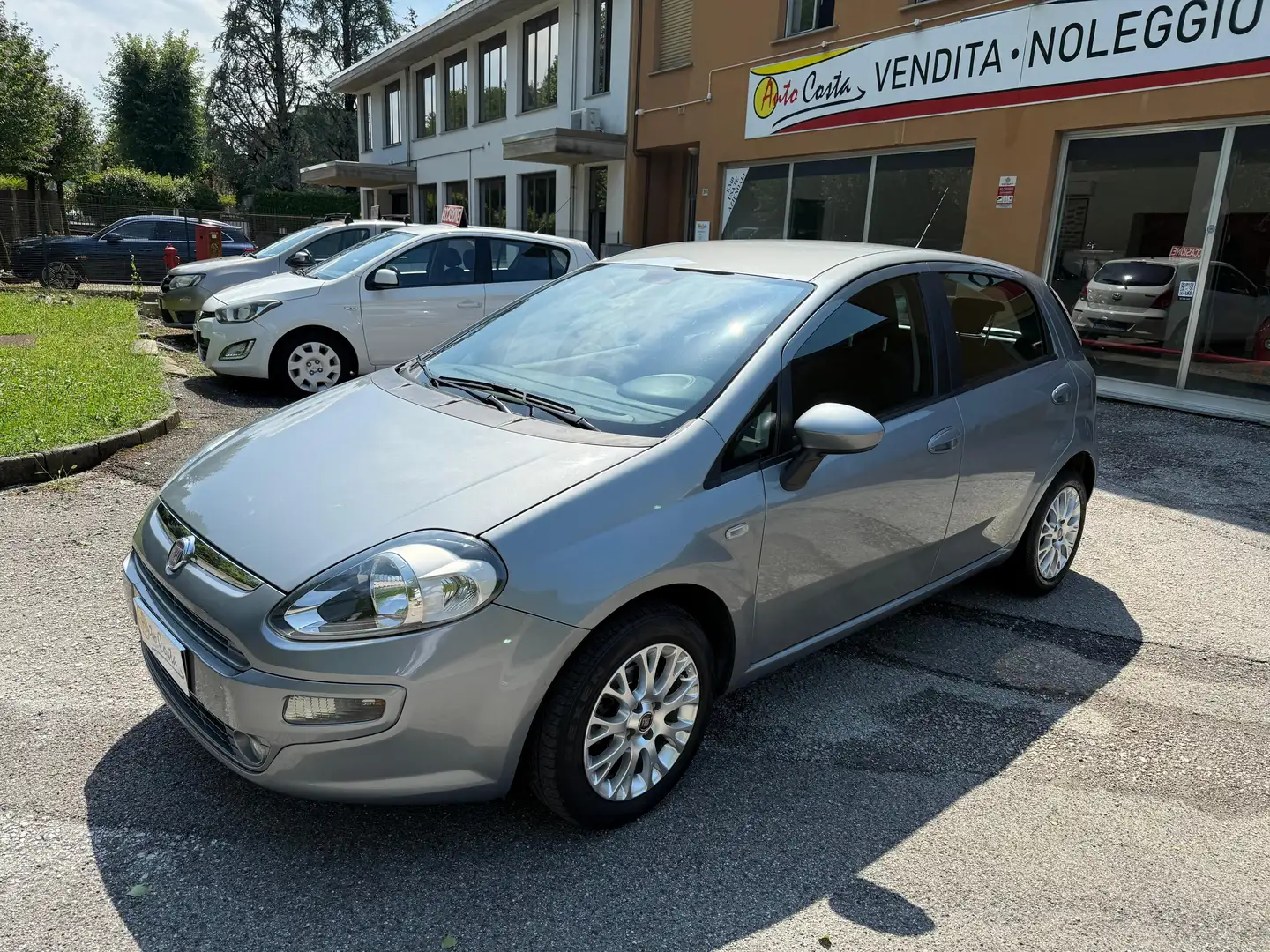 Fiat Punto Evo 5p 1.4 Dynamic Unico proprietario Argento - 2