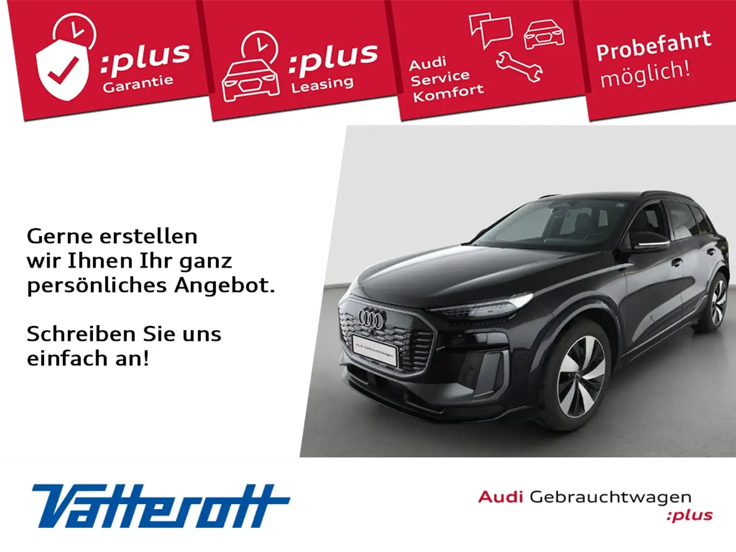 Audi Q6 e-tron quattro S line Matrix ACC Leder BeifDispl. Schwarz - 1