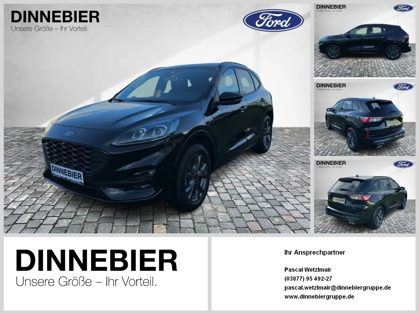 Ford Kuga ST-Line X LED+Navi+Kamera+Winterpaket Nero - 1