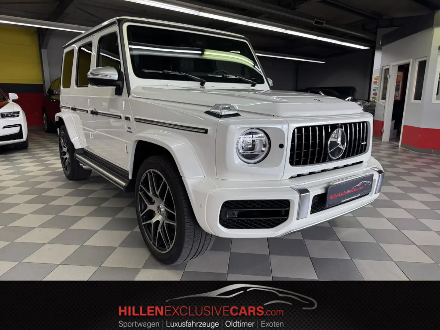 Mercedes-Benz G 63 AMG Dt.Auto*1. Hand*u-frei*AHK*G-Manufaktur Weiß - 1