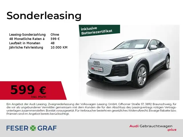 Audi Q6 e-tron e-tron Sportback ACC Alu 20" LED+ Wärmep 360°