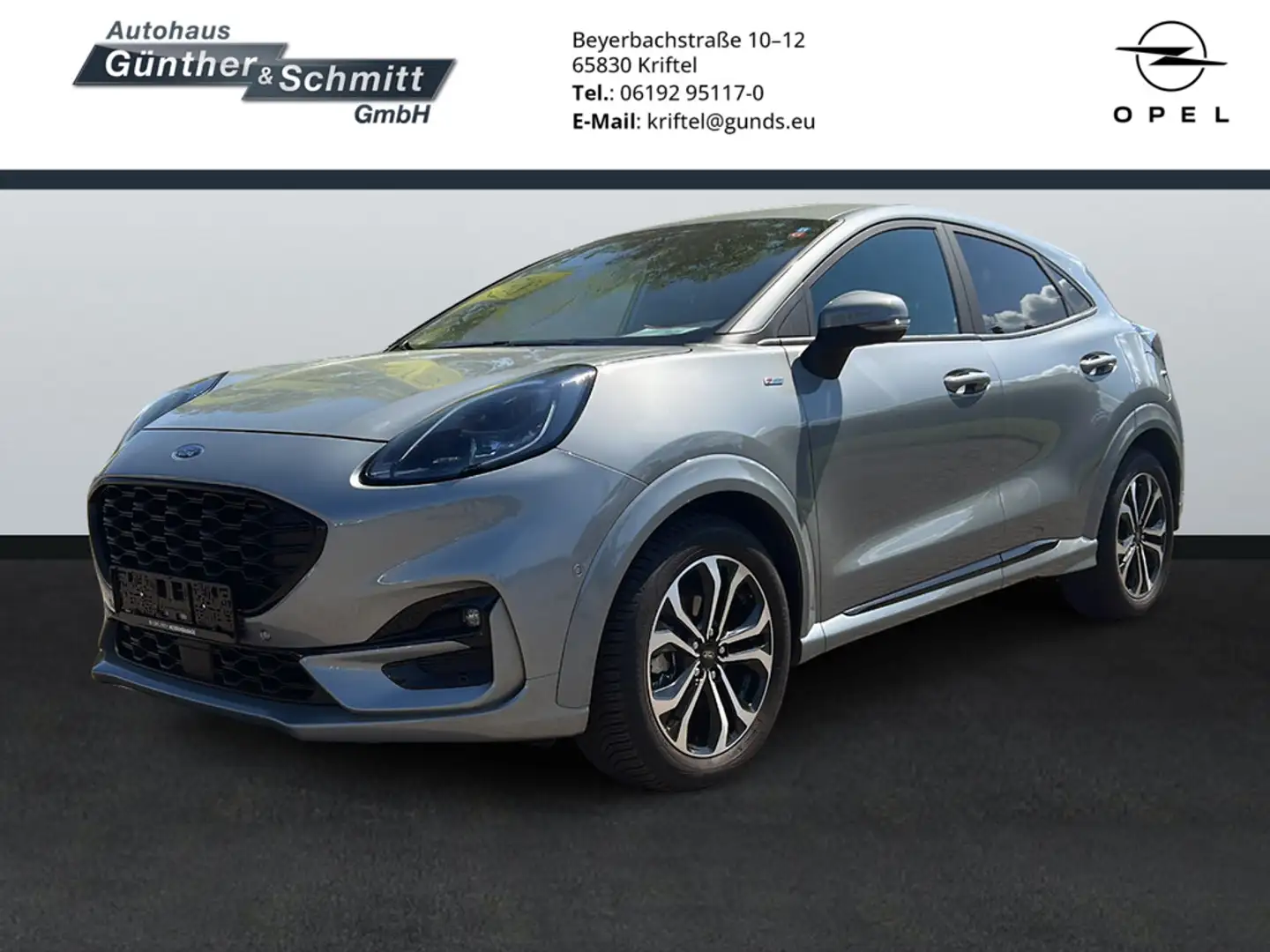 Ford Puma 1.0 EcoBoost Hybrid ST-Line Silber - 1