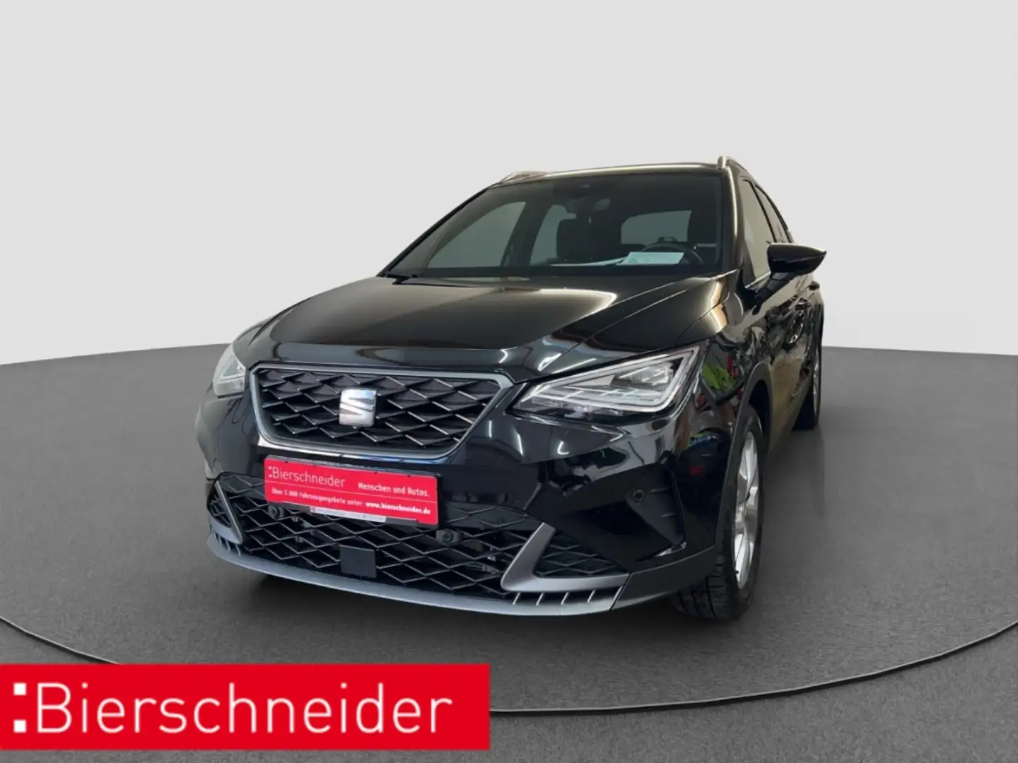 SEAT Arona 1.0 TSI DSG FR LED ACC CAM NAVI SHZ Zwart - 1