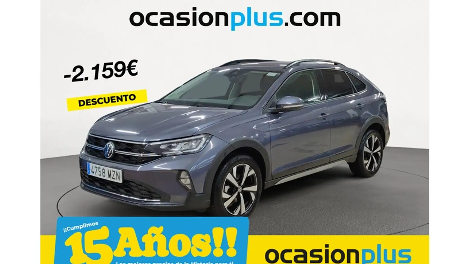 Volkswagen Taigo 1.0 TSI Más DSG 85kW Gris - 1