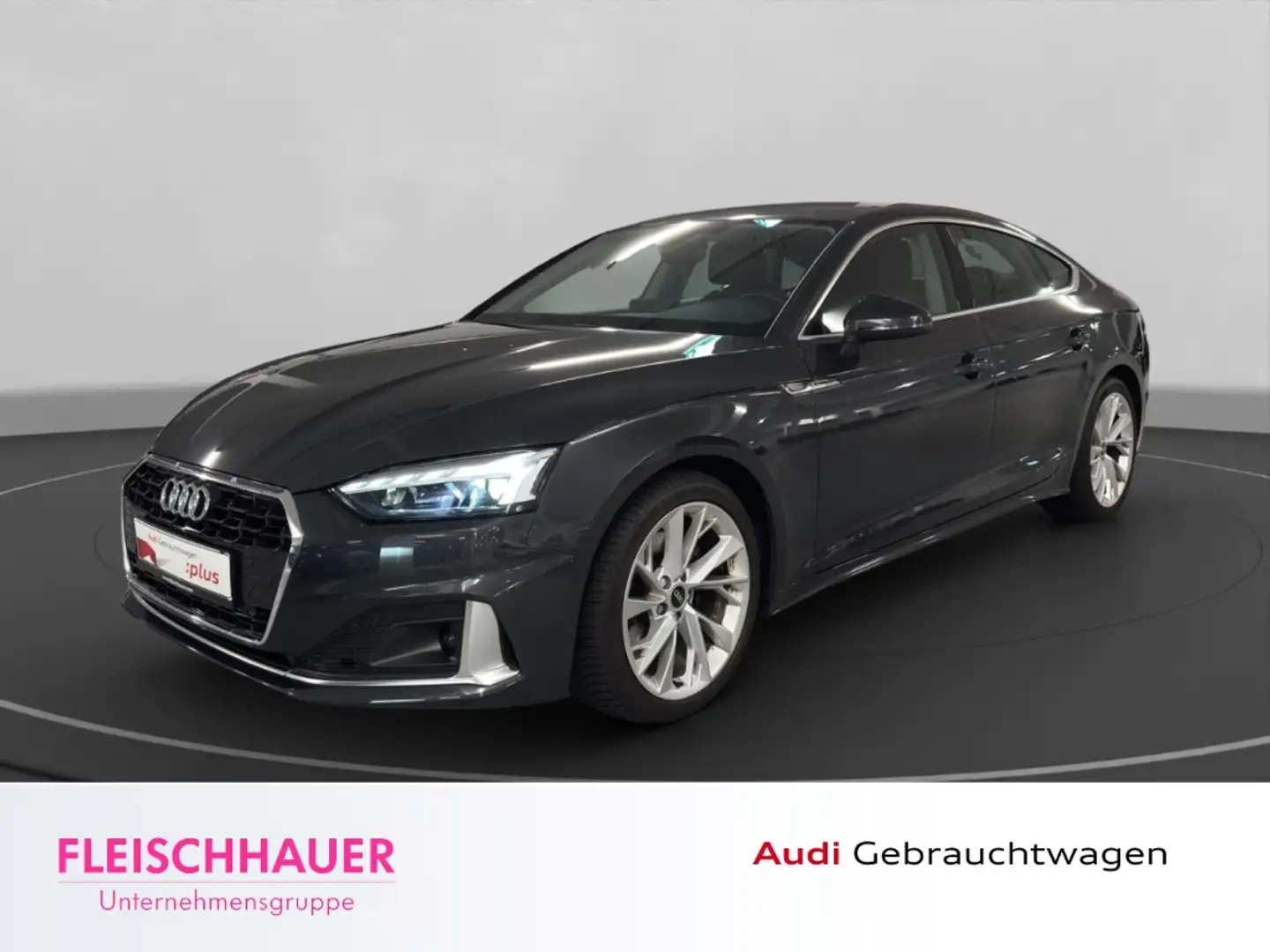 Audi A5 Sportback 35 TDI advanced Matrix+Kamera+Leder+SHZ Grijs - 1
