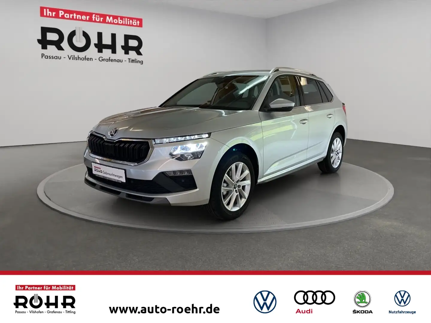 Skoda Kamiq Selection 130 Jahre 1.5 TSI DSG (Garantie 08/2030. Silber - 1