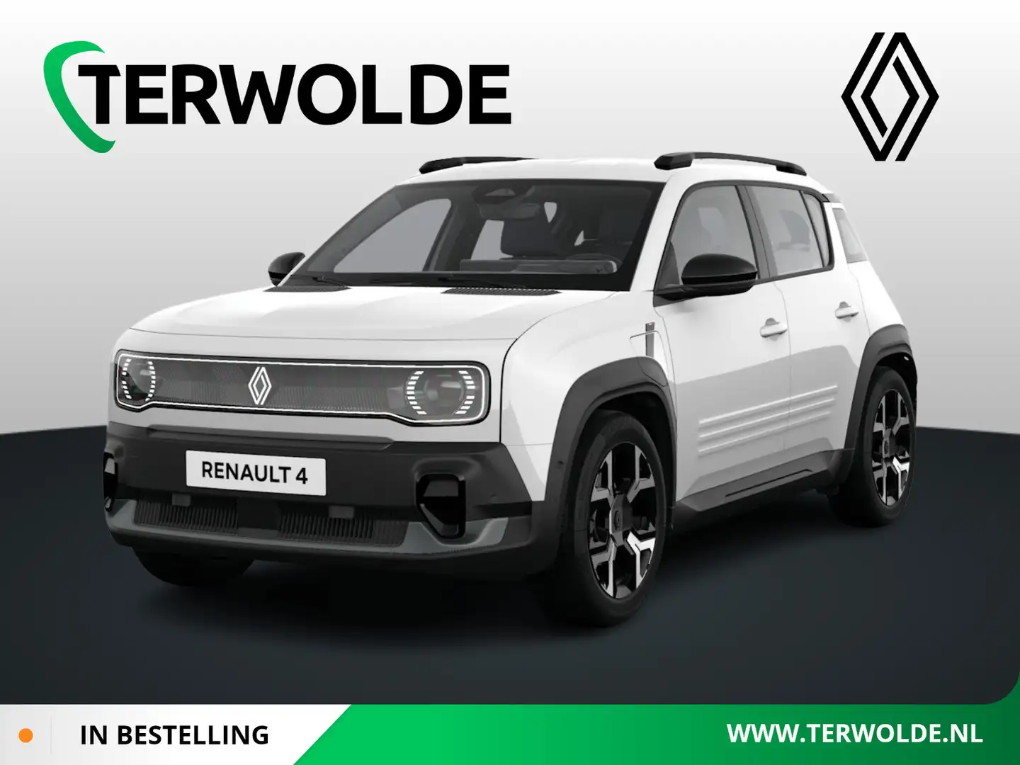 Renault R 4 Techno | Achteruitrijcamera | Elektronisch geregel Wit - 1