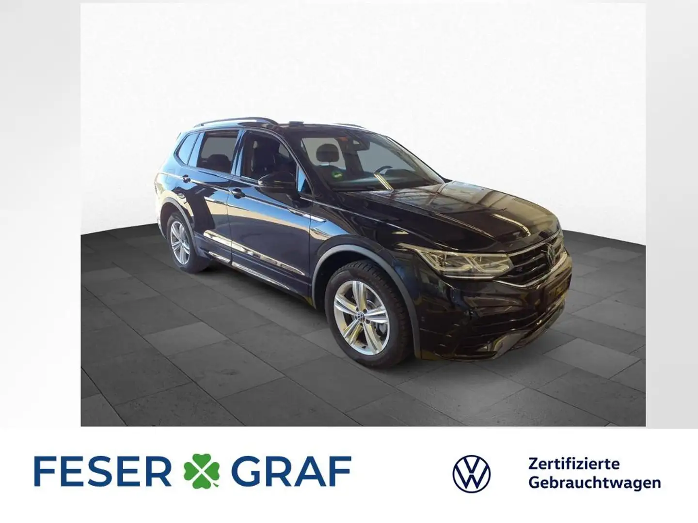 Volkswagen Tiguan Allspace 2.0 TDI DSG R-LINE PANO NAVI LED Schwarz - 1