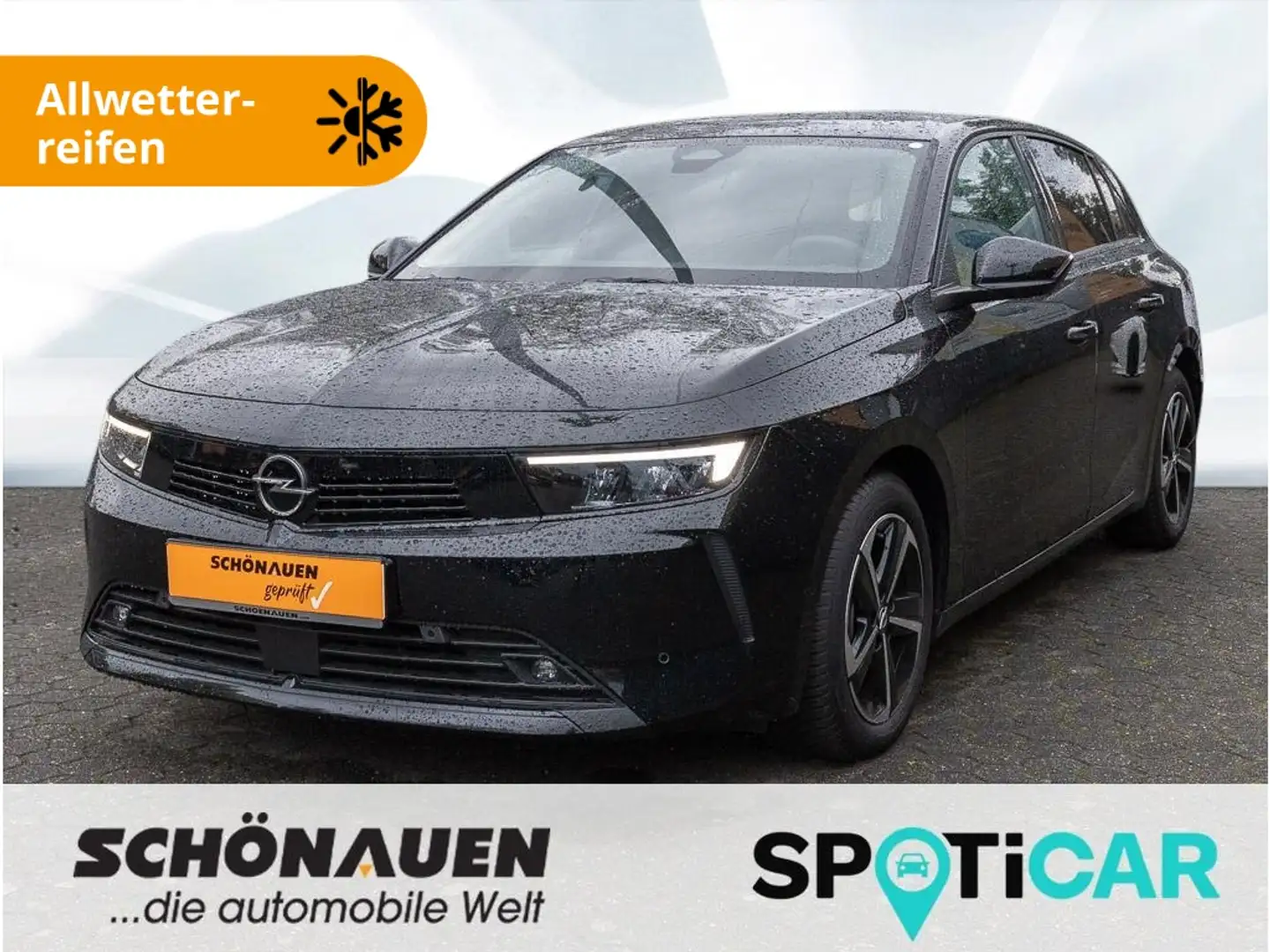 Opel Astra 1.2 EDITION TURBO +S/LHZ+CARPLAY+MET+KLI++ Schwarz - 1
