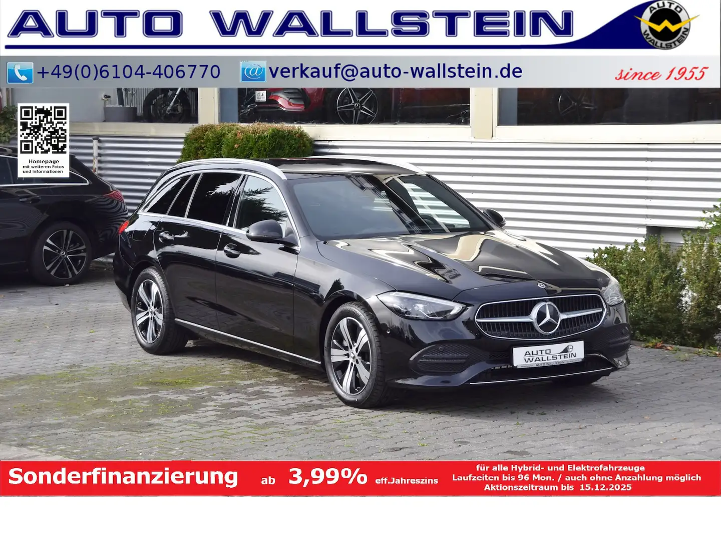 Mercedes-Benz C 220 T d Avantgarde (Business Leder Memory Spur Schwarz - 1